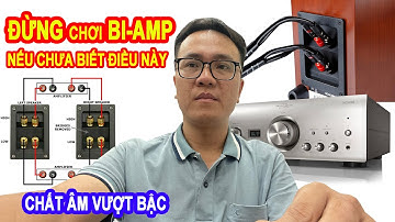 ĐỪNG CHƠI BI-AMP NẾU CHƯA BIẾT ĐIỀU NÀY Thực Hư Về Cách Chơi Bi-Amp Của Người Tây và Hướng dẫn