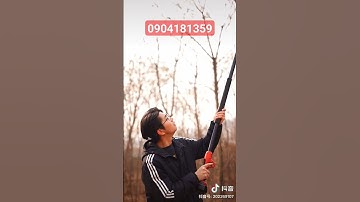 Kéo cắt cành trên cao, cần dài 3m rất thuận lợi cho bà con