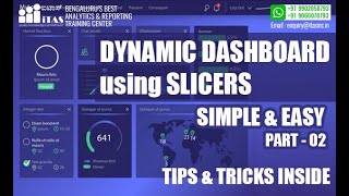 DYNAMIC DASHBOARD USING SLICERS | PIVOT TABLE | ADVANCED EXCEL | TIPS & TRICKS | PART 02