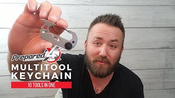 10 tools in one compact keychain! (By Prepared4X)