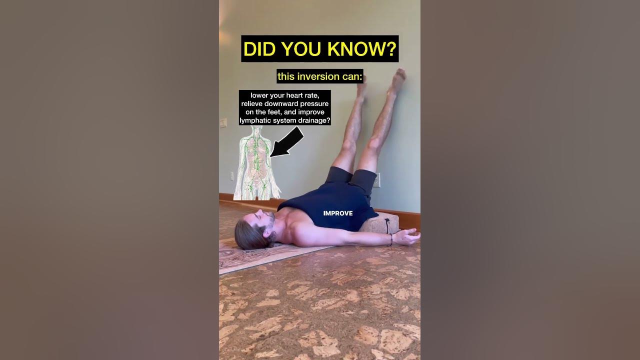 One of the easiest ways to lower your heart rate! #restorativeyoga #yogabenefits #lymphaticdrainage One of the easiest ways to lower your heart rate! #restorativeyoga #yogabenefits #lymphaticdrainage