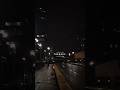 Dark Rainy City Street at Night • Empty Urban Rain Sounds for Deep Sleep & Relaxation #shorts