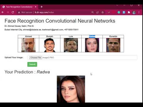The REAL use of CNN for Face Recognition (Web-Based Model)