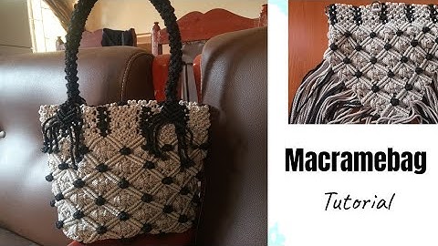 New Design Macrame Bag || Tutorial || New Design 2023 #magnificalcorecraft