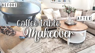 Old table makeover | DIY farmhouse table | Coffee table makeover.