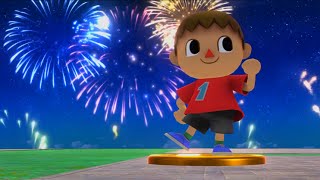 Super Smash Bros For Wii U  Classic Mode  Villager 90 Intensity