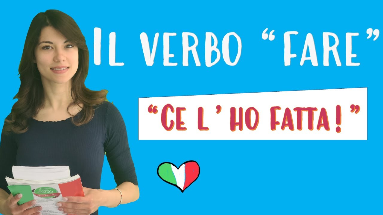 🇮🇹10 emplois différents du verbe “Fare” à connaitre en italien ! Cours débutants et avancés