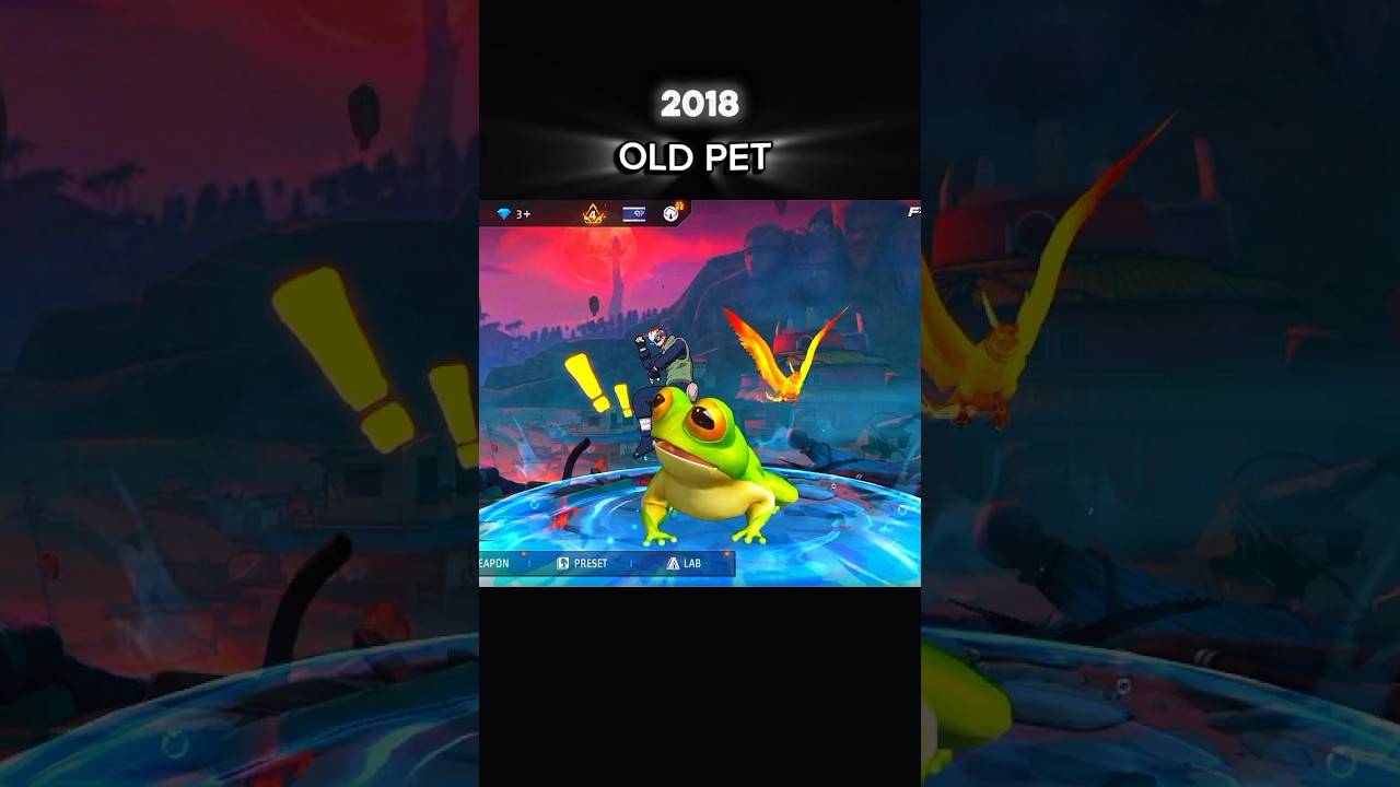 free fire old pet ! 
