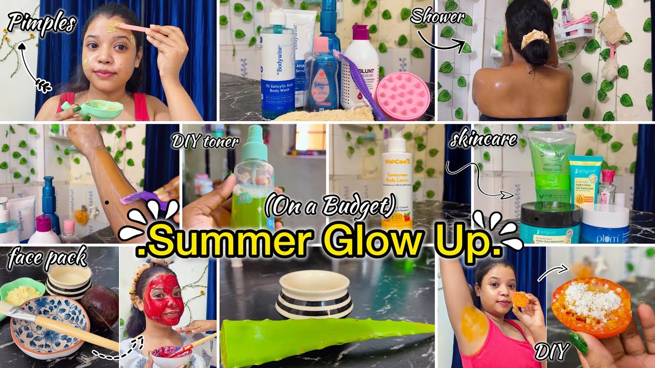 Summer Glow On a Budget 🌞 for glowing and tan free skin this summer 🌸🌱!!