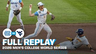 North Carolina vs. West Virginia (June 14): 2026 Men's College World Series | FULL REPLAY