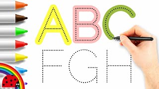 English Alphabet in Colors with Funny Illustrations