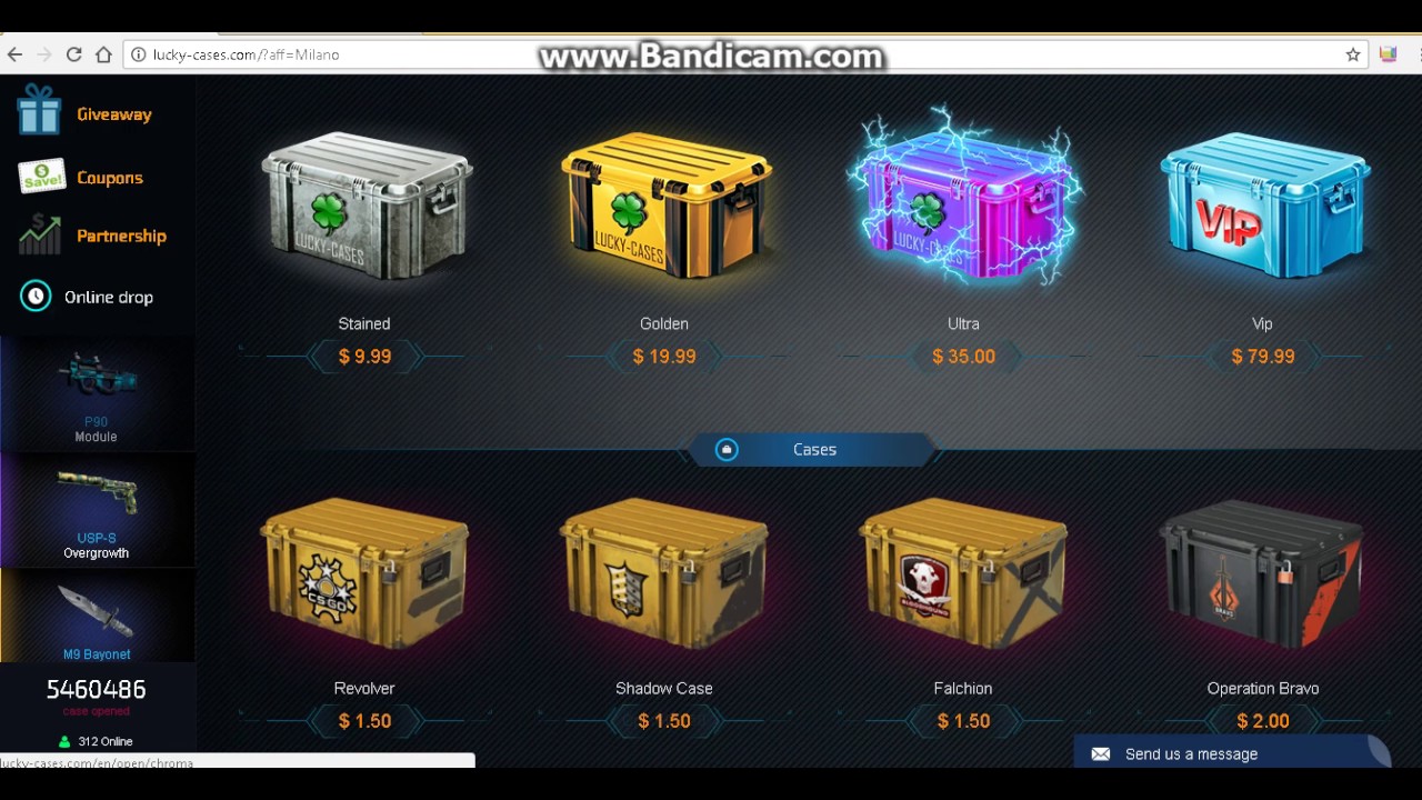 lucky-cases.com |FREE 1 Case Opening 0.30$|CSGO|Link in description!|