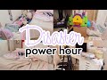 Disaster power hour clean with me  disaster cleaning motivation