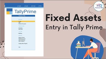 Fixed Assets Entry in Tally prime  | How to pass Fixed Assets entry in tally prime
