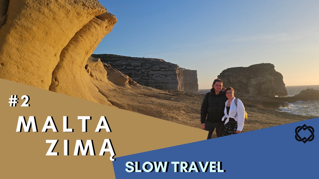 Malta - Gozo poza sezonem 🇲🇹 Klify, ukryte zatoki, miejsce po Azure Window i wdzięczność