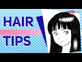 DRAWING HAIR - TIPS!