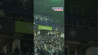 Sakaryasporlu Taraftarların Şehitler Ölmez Vatan Bölünmez Tezahüratı Tüm Stadyumu Inletti