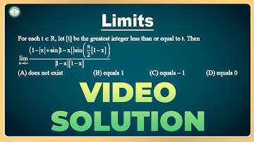 Detailed Video Solution | Limits | Important Question 01 | Best Approach
