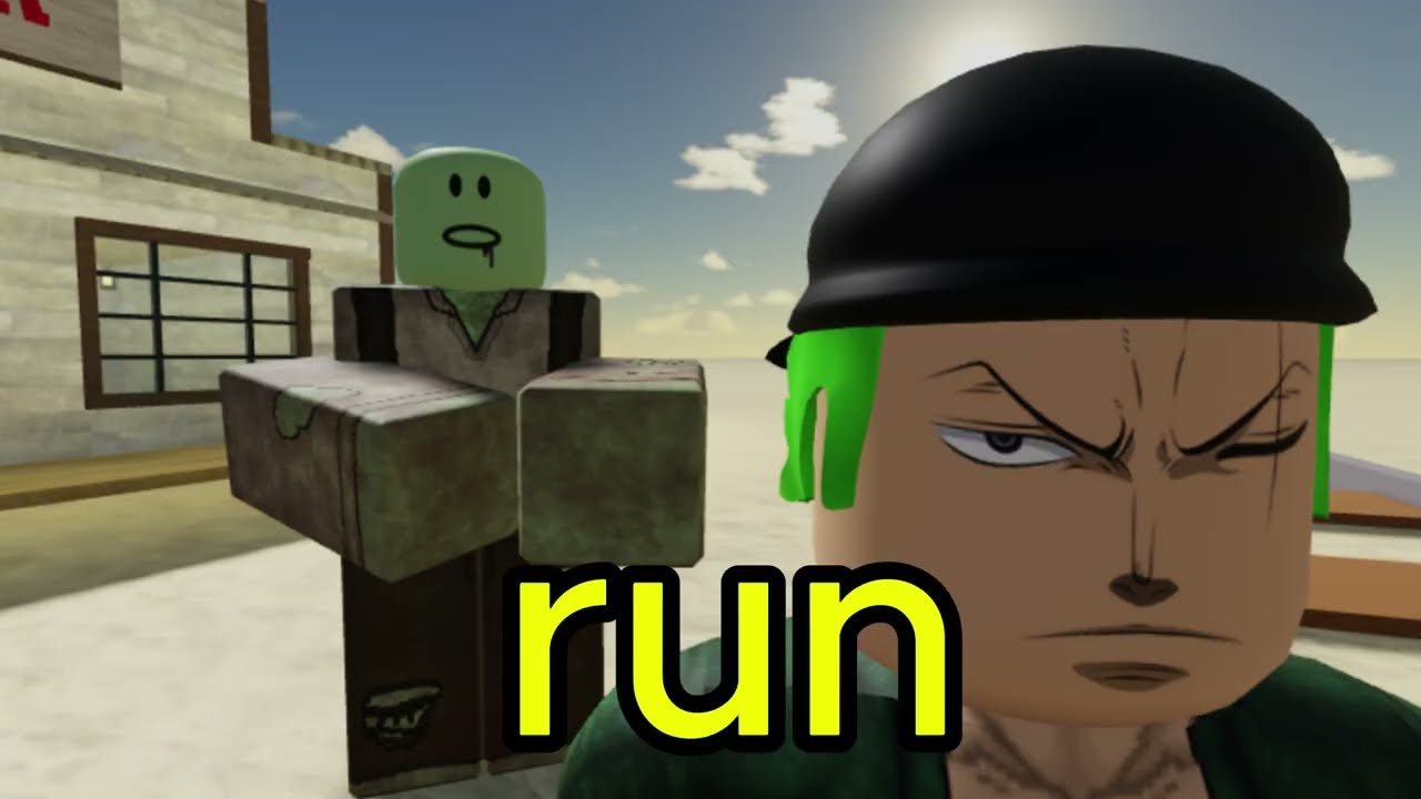 (Roblox)I met the dangerous driver on dead rails.