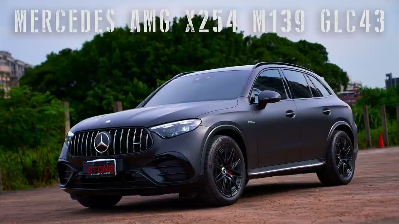Mercedes AMG X254 M139 GLC43 GPF / Stone Catted Downpipe Sound