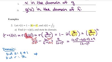 Math 107 - Section 6.1 — Composite Functions