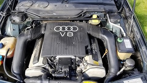 1993 Audi V8 4.2L D1 engine oil change