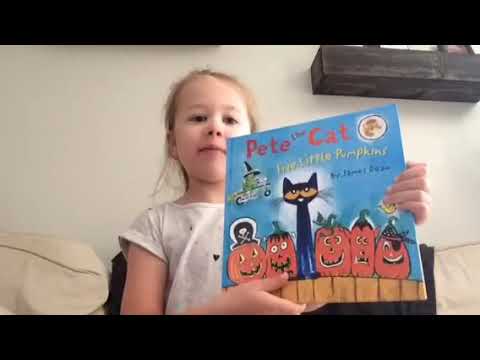 Pete the Cat Five Little Pumpkins - YouTube