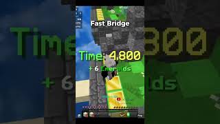 Los mejores tipos de puentes en Minecraft🔥 #minecraft #bedwars #hypixel #skywars #minecraftpvp