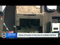 1 teen stabbed, another punched at Brooklyn subway station