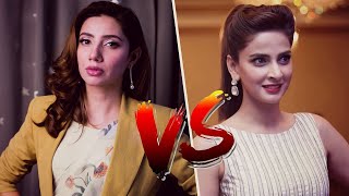 Mahira Khan Vs Saba Qamar Comparison Celebrity Clash