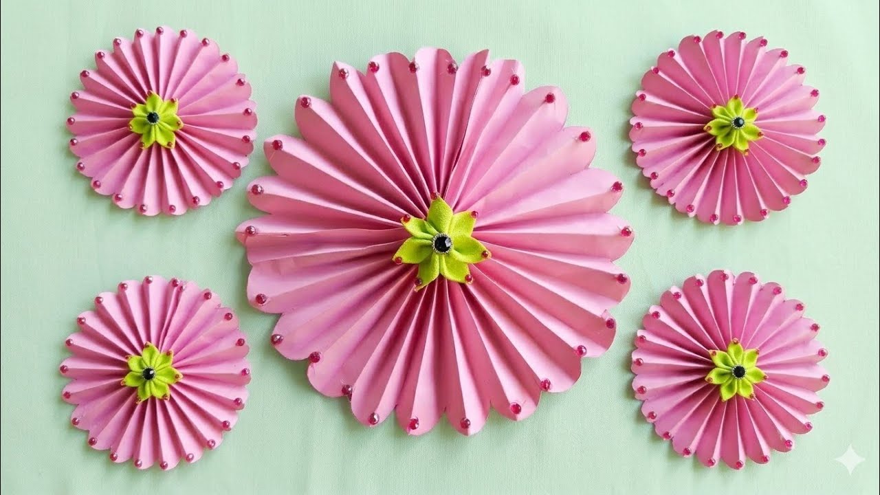 Beautiful Paper Flower Wall Decoration | Easy DIY Craft at Home 🌸 new ...