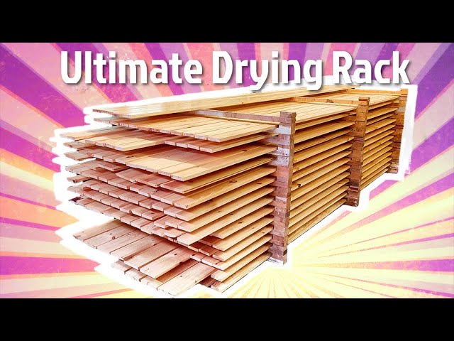 How to make a drying rack for paintings to save space at home
