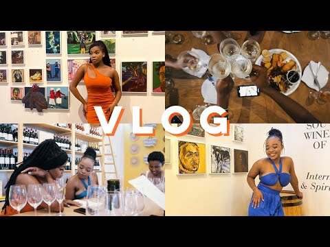 VLOG: MY SISTERS 21st + WINE TASTING IN JHB!