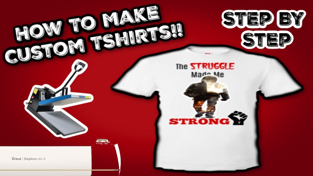 How To Make Custom TShirts Vinyl & Transfer Paper YouTube