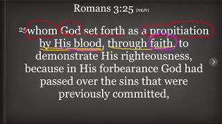 The Word for Today Romans 3:25