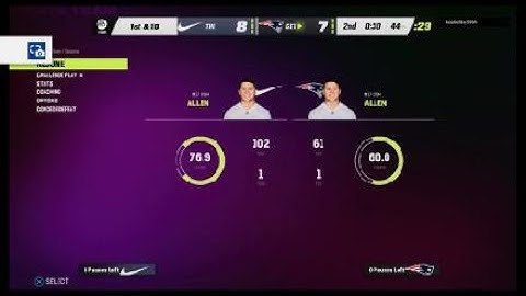 Pause screen glitch in madden making me loose so many games
