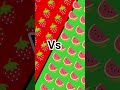 watermelon vs strawberry