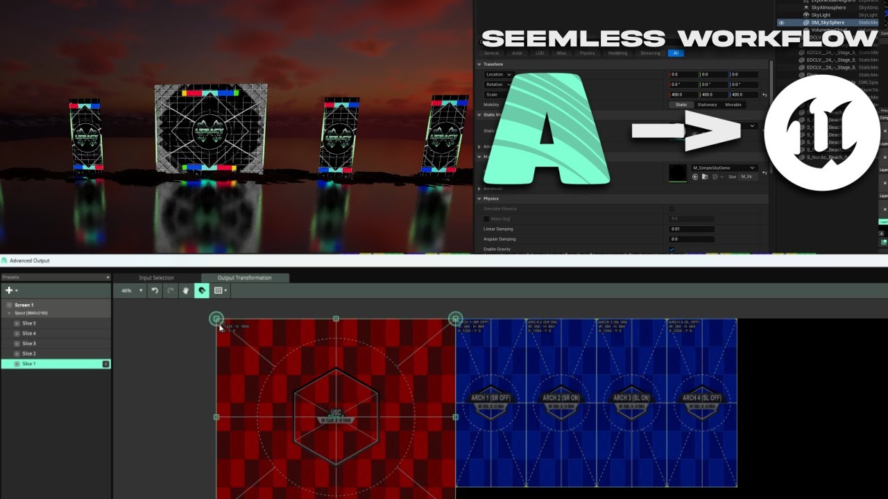 Seamless Workflow: Resolume Arena to Unreal Engine 5.5 – Advanced Slice Output Tutorial