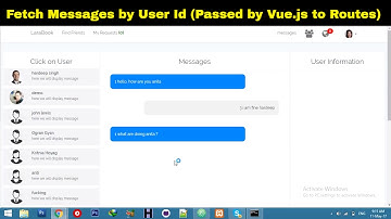 #2 Private Chat system | Messenger in vue.js | Social networking site in laravel 5.4 & vuejs