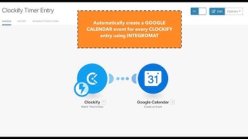 Sync Clockify Entries with Google Calendar Using Integromat