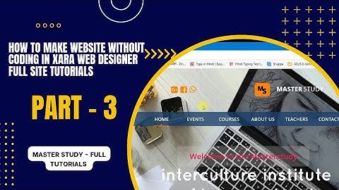 Create full website without coding | xara web designer | Master Study - WordPress theme by T-Guru