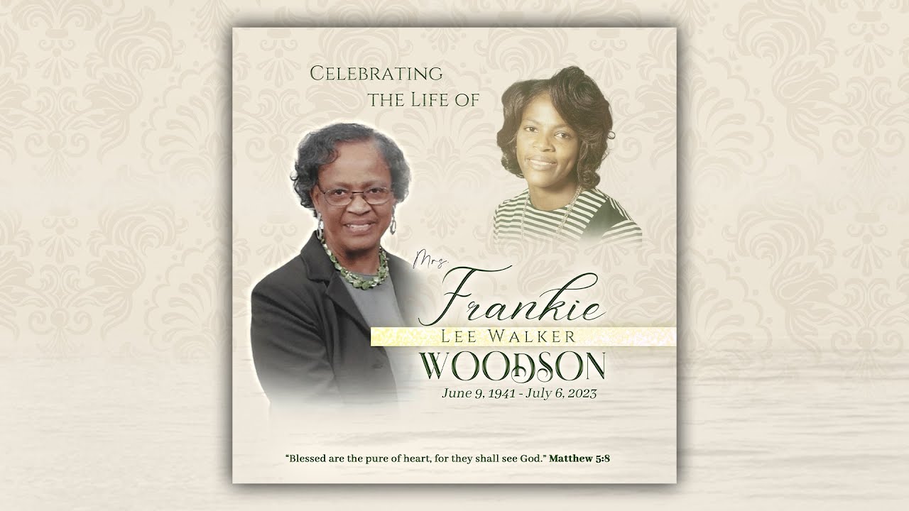 Mrs. Frankie Lee Walker Woodson 1941 2023 YouTube