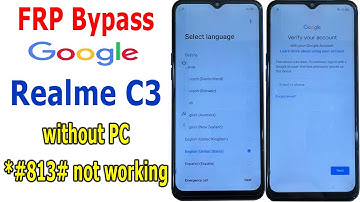 FRP Bypass Google account Realme C3 android 10 without PC