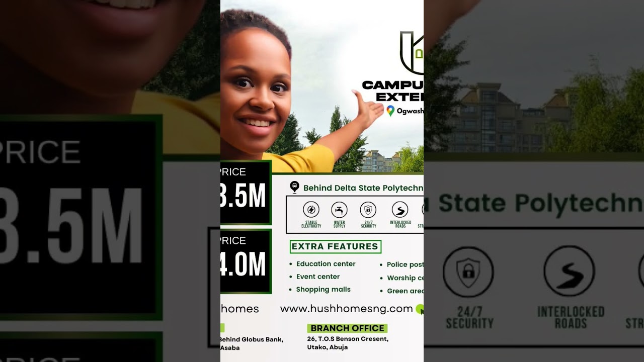 Campus view Extension Estates just behind Delta state polytechnic ogwashi -uku Delta state.