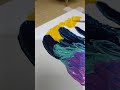 Easy Vibrant Abstract Painting | Palette Knife Impasto #kukuaura #art #modernart #viralshort #trendy