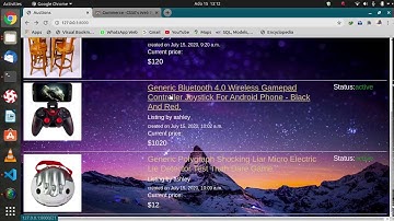 project 2:commerce CS50