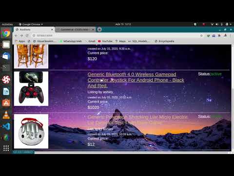 project 2:commerce CS50