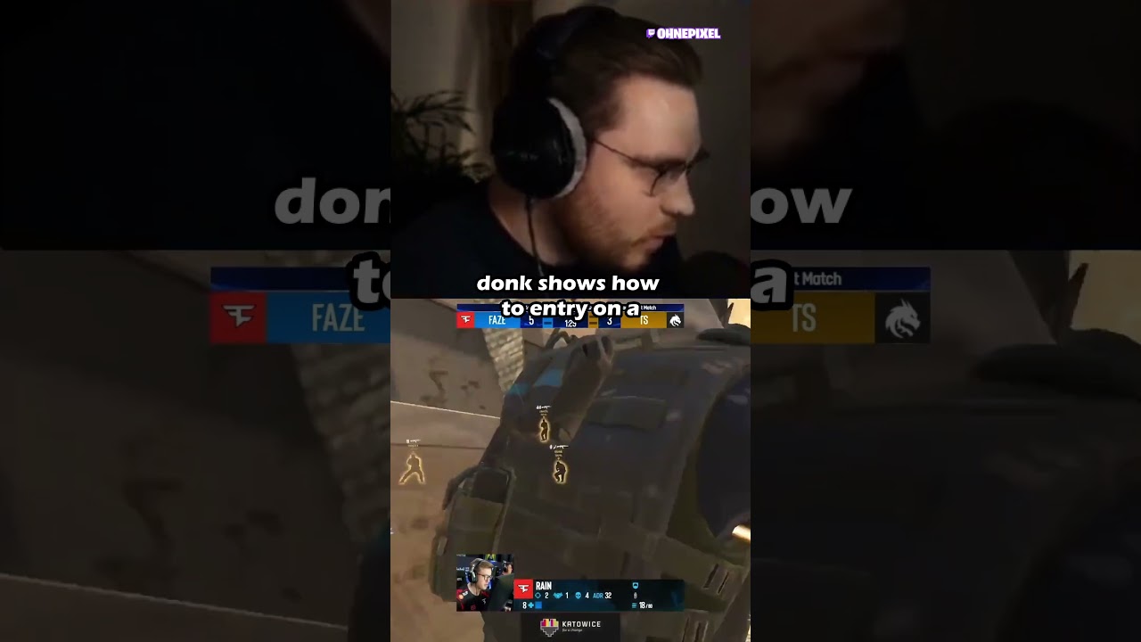 donk is unstoppable against faze 