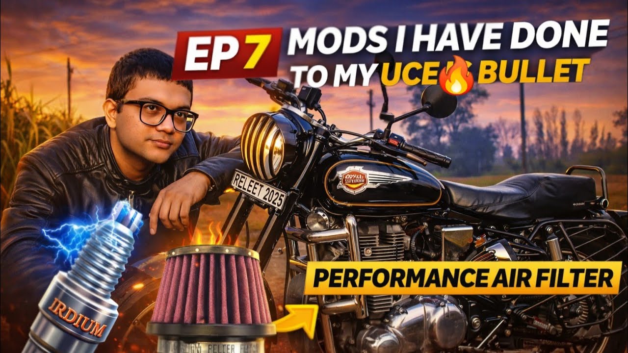 Mods on My UCE Bullet / EP 7/ Standard 350 modification 