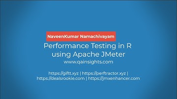 Performance Testing in R using Apache JMeter